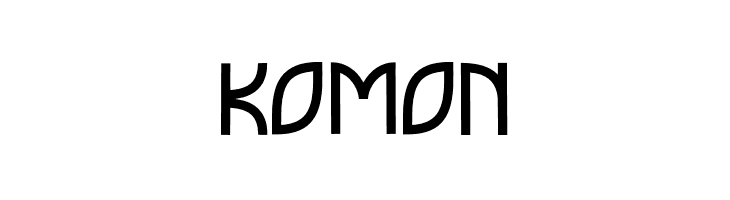 Komon  font caratteri gratis
