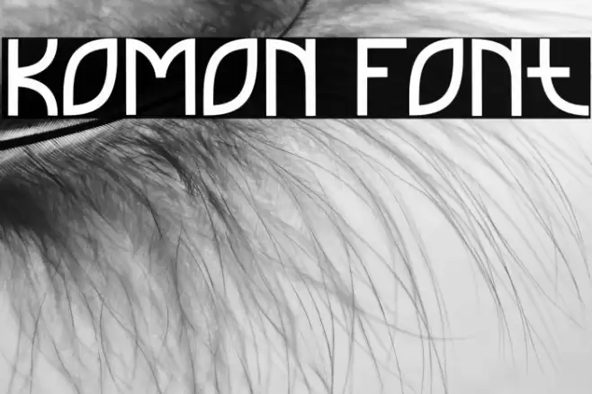 Komon Font examples