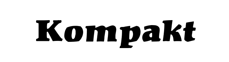 Kompakt Font