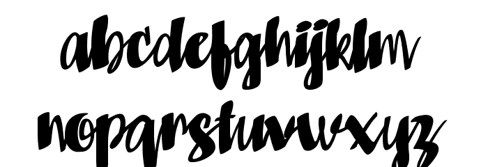 Kompar Black PERSONAL USE ONLY Font LOWERCASE