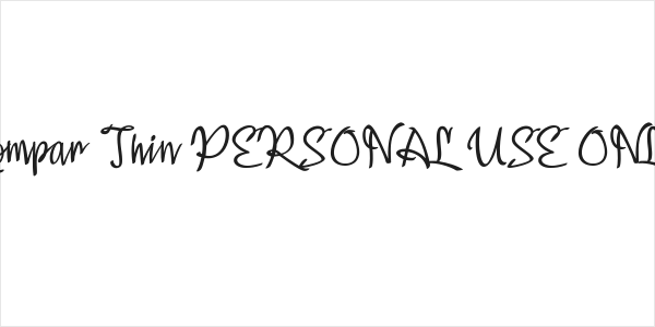 Kompar Thin PERSONAL USE ONLY Logo