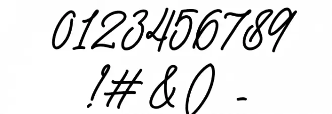 Komsiyochi Regular Font Alte caractere