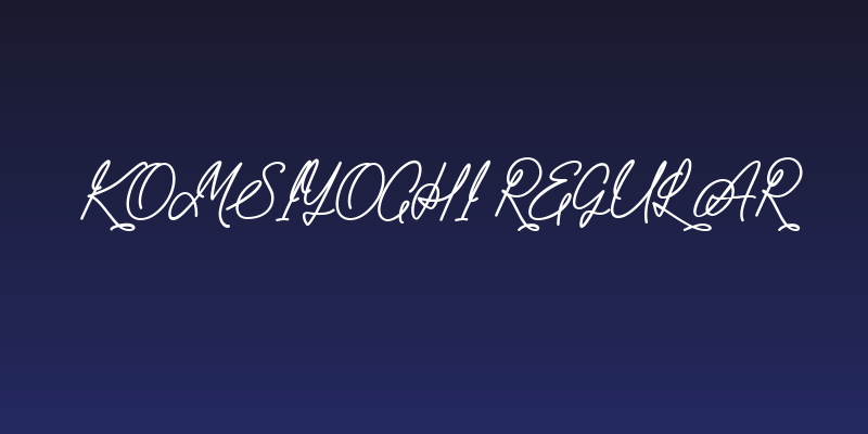 Komsiyochi Regular Social Header