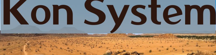 Kon System Font examples