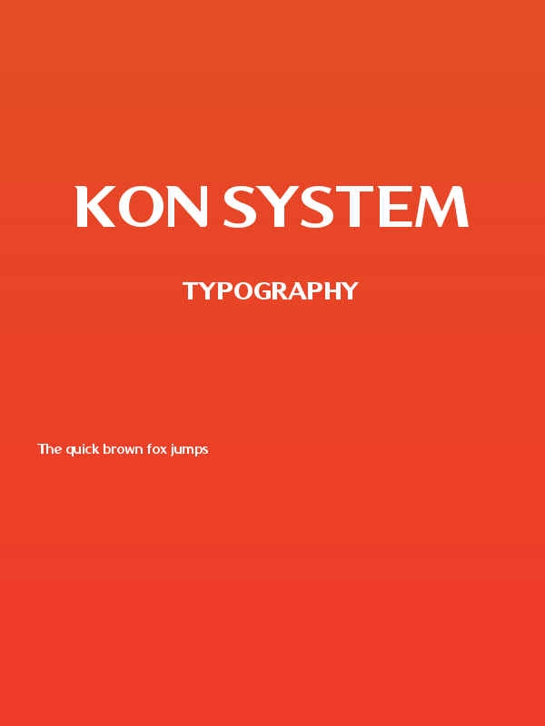 Kon System Poster