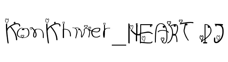 KonKhmer_HEART PJ Fonte