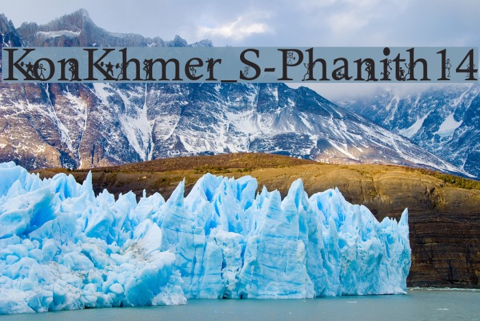 KonKhmer_S-Phanith14 Font examples