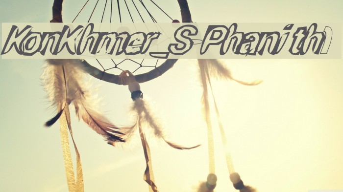 KonKhmer_S-Phanith1 Font examples