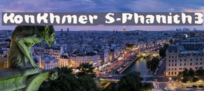 KonKhmer_S-Phanith3 Font examples