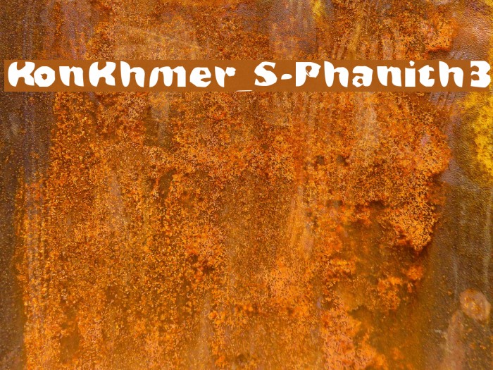 KonKhmer_S-Phanith3 Font examples