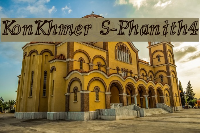 KonKhmer_S-Phanith4 Font examples