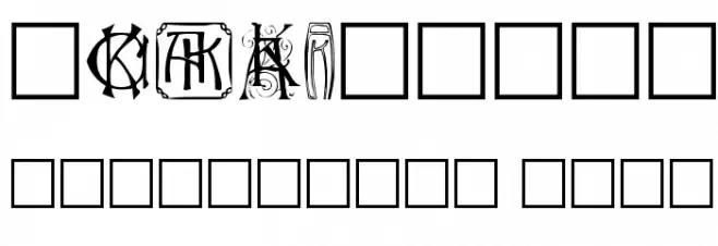 KonanurKaps Font OTHER CHARS