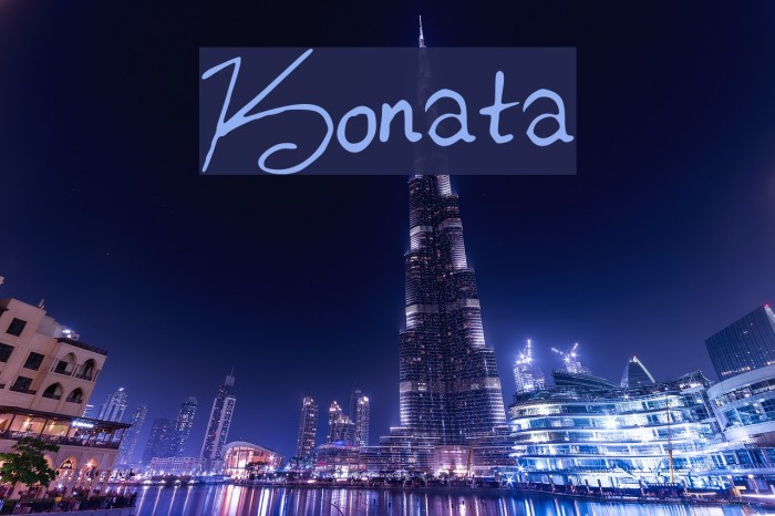 Konata Font examples
