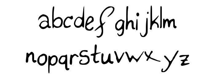 Konata Font LOWERCASE