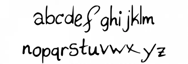 Konata Font LOWERCASE