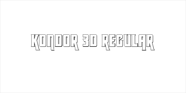 Kondor 3D Regular Logo