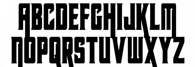 Kondor Condensed Font LOWERCASE
