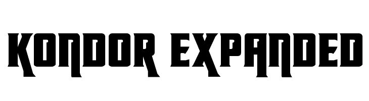Kondor Expanded  Free Fonts Download
