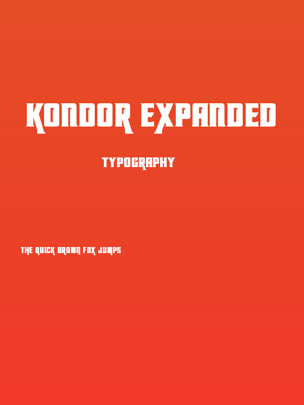 Kondor Expanded Poster
