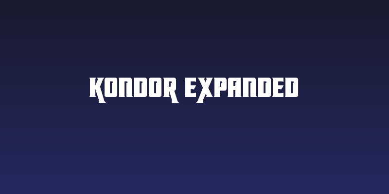 Kondor Expanded Social Header
