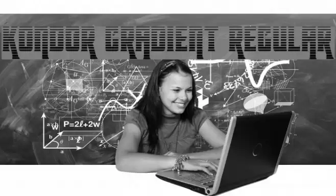 Kondor Gradient Regular Font examples