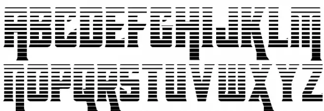 Kondor Gradient Regular Font Litere mici