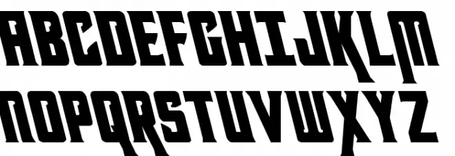 Kondor Leftalic Fonte MAIÚSCULAS