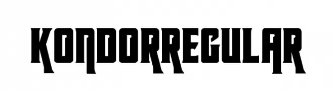 Kondor Regular  Free Fonts Download