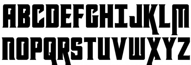Kondor Regular Font Litere mari