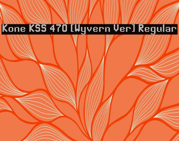 Kone KSS 470 [Wyvern Ver] Regular Example 1