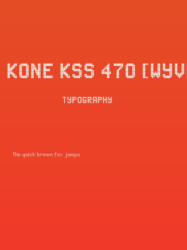 Kone KSS 470 [Wyvern Ver] Regular Poster