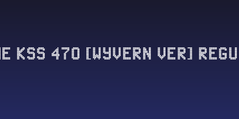 Kone KSS 470 [Wyvern Ver] Regular Social Header