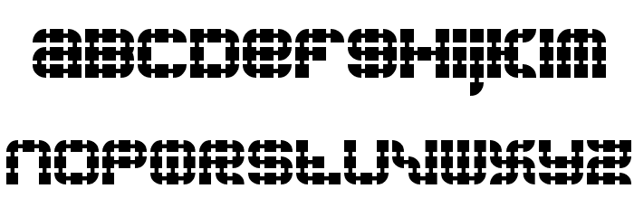 Konector -BRK- Font LOWERCASE