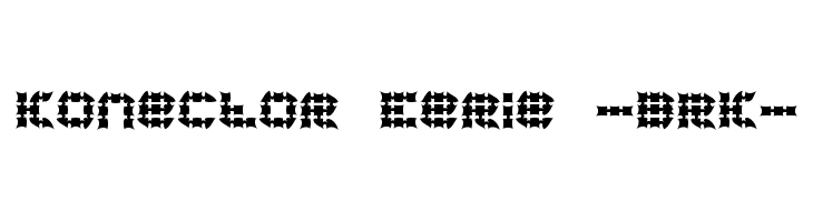 Konector Eerie -BRK-  免费字体下载