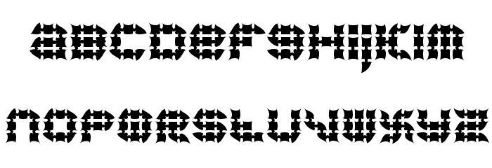 Konector Eerie -BRK- フォント 小文字