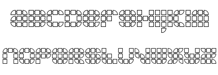 Konector O1 -BRK- Font LOWERCASE