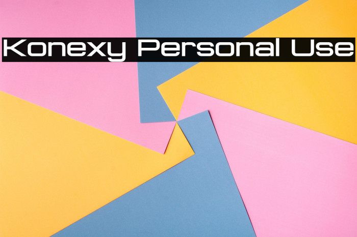 Konexy Personal Use Example 3