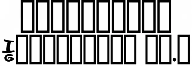 Konfekt Font OTHER CHARS