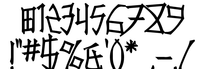 Konfuciuz Font OTHER CHARS