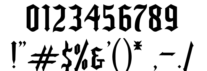 Kong Font Font OTHER CHARS