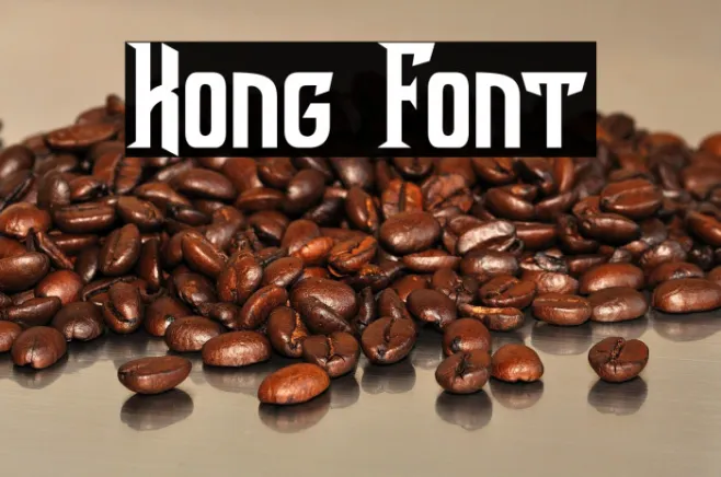 Kong Font Example 1