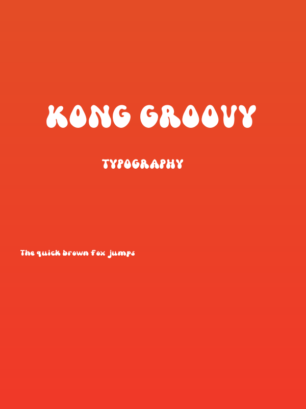 Kong Groovy Poster