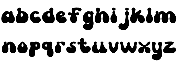 Kong Groovy Font LOWERCASE