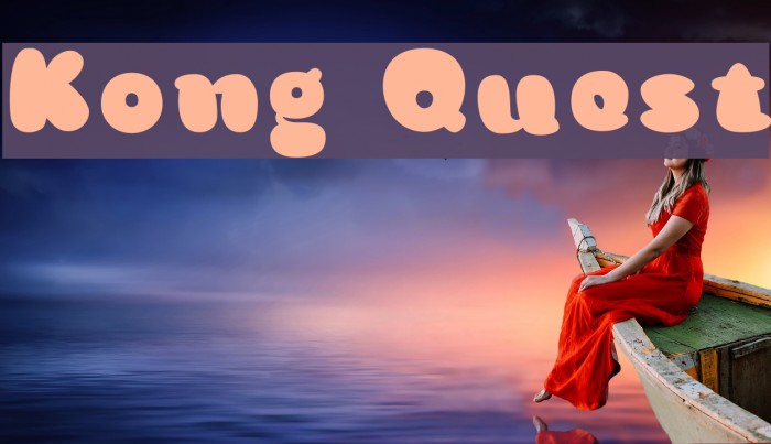 Kong Quest Font examples
