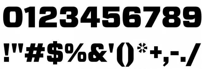 Kong Font OTHER CHARS