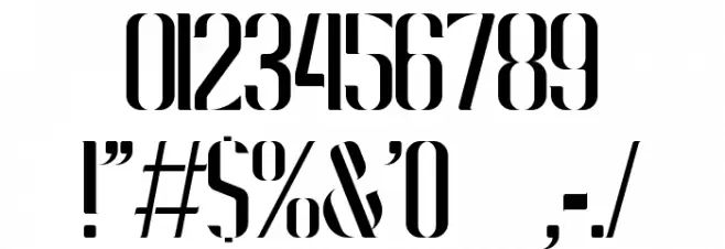 Kong Font OTHER CHARS