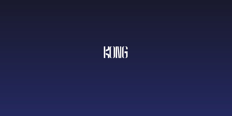 Kong Social Header