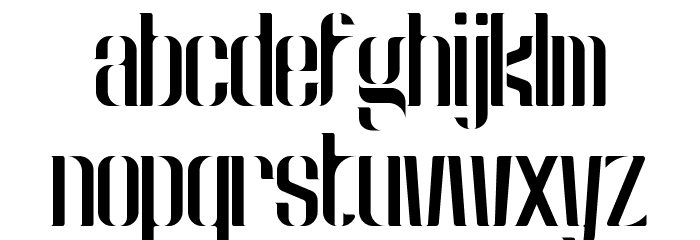 Kong Font LOWERCASE