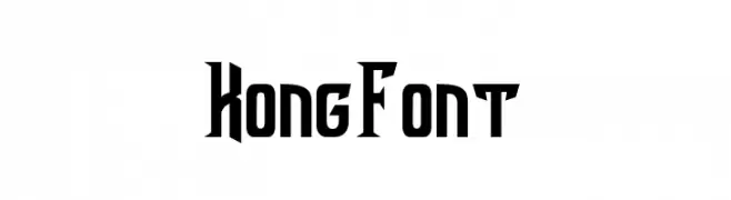 KongFont  Frei Schriftart Herunterladen
