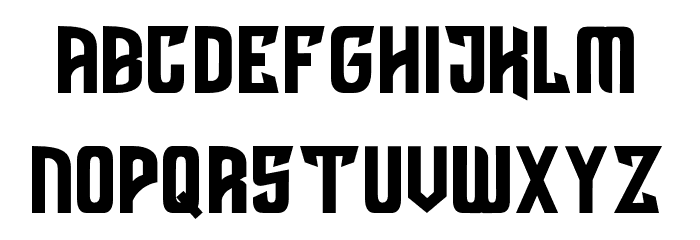 KongFont Font LOWERCASE